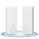 NICGIGA Outdoor Wireless Bridge 58G 4KM Transmission WiFi PointtoPoint Wireless Ethernet Bridge Router with 2 Gigabit RJ45 LAN Ports 2Pack CPE Factory Pairing Without Setting Plug and Play