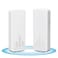 NICGIGA Outdoor Wireless Bridge 58G 4KM Transmission WiFi PointtoPoint Wireless Ethernet Bridge Router with 2 Gigabit RJ45 LAN Ports 2Pack CPE Factory Pairing Without Setting Plug and Play