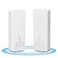 NICGIGA Outdoor Wireless Bridge 58G 4KM Transmission WiFi PointtoPoint Wireless Ethernet Bridge Router with 2 Gigabit RJ45 LAN Ports 2Pack CPE Factory Pairing Without Setting Plug and Play