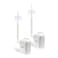 ANJIELO SMART Wireless Bridge PointtoPoint Long Range Wireless Access with HighGain Antenna 24G WiFi Bridge Repeater Supports 2600 feet Outdoor Transmission Distance Air Ethernet Cable