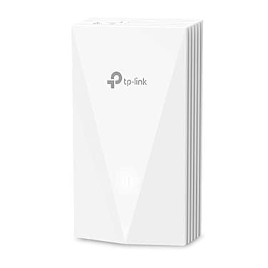TP-Link TPLink EAP655Wall Omada True WiFi 6 AX3000 Wall Plate Wireless Gigabit Access Point HighEfficiency Seamless Roaming PoE Passthrough Multiple SDN Controller Options Remote App Control