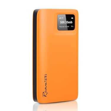 RoamFi RoamWiFi 4G LTE WiFi Mobile Hotspot Local International Coverage Travel Router in 170 CountriesNo Contract or SIM Card Required10 Connected Devices US 50GB Global 1GB Data 60Day