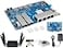 WayPonDEV Banana Pi BPIR4 WiFi 7 Wireless DualBand WiFi Router Board OpenWRT with MediaTek MT7988A Filogic 880 SoC Support 2X 10GbE SFP and 4X GbE Gigabit Ethernet for NAS Smart Home Gateway Bundle3