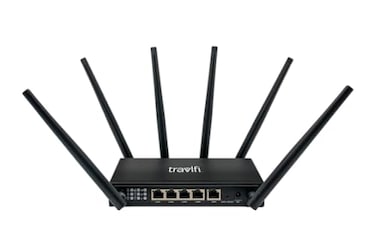 TravlFi JourneyXTR LTE RV WiFi Router RV Internet with Multiple Networks Pay As You Go and No Contracts Internet for Motorhomes and Camper Trailers