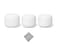 Google Nest WiFi Router and 2 Points WiFi Extender with Smart Speaker Works with WiFi 3 Pack White