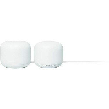 Google Nest WiFi Router with 1 Point Mesh for Wireless Internet WiFi Extender Smart Speaker Works and Home Systems Snow