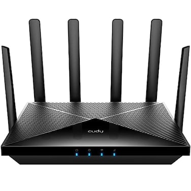 Cudy New 5G NR SA NSA AX3000 WiFi 6 CPE Router AX3000 Dual SIM 5G Cellular Router Qualcomm IPQ5018 SDX62 MUMIMO Detachable Antennas Band Lock VPN Zerotier Cloudflare P5