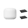 Google Nest WiFi Mesh Router AC2200 with 2 Points Google Assistant Builtin 3Pack Snow Whole Home Coverage up to 5400 Sq Ft Multiple 4K Streams Handles 200 Devices W 2X Microfiber Cloths