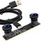 ELP 1200P 60fps Binocular Global Shutter USB Camera Module for Computer Wide Angle 120 4MP Dual Lens Synchronization PC Camera
