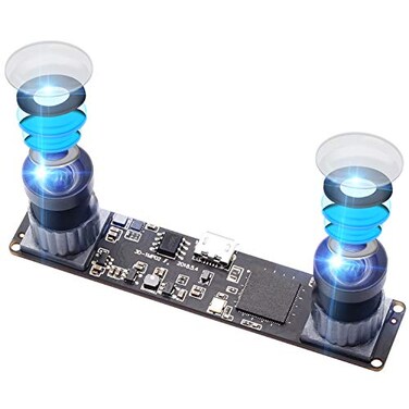 Hotpet Synchronized Dual Lens Stereo USB Camera 13MP HD 960P Webcam 3D VR Web Camera Module with 13 CMOS OV9715 Sensor Mini Industrial USB20 Web cam for AndroidLinuxWindowsRaspberry PI