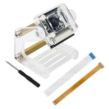 Freenove 8MP Camera for Raspberry Pi 5 4 B 3 B A Zero 2 W Jetson Nano with Adjustable Holder and Ribbon Cable 120 Viewing Angle 1080P 720P Output