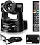 FoMaKo NDI PTZ Camera30X Optical Zoom AI AutoTracking Gen 3 HDMI PTZ Camera for Church Worship Live Services Education Events PoEOfficial NDI 6 NDI HX3KN30A Pro Black