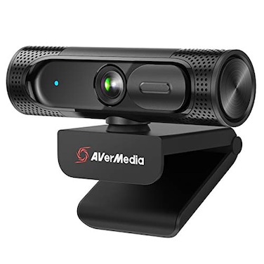 AVerMedia PW315 TAANDAA Compliant 1080p 60fps Webcam WideAngle USB Camera with Dual Mics AI Auto Framing Fixed Focus HD Webcam for PCMac Zoom Teams Google Meet Streaming Content Creation
