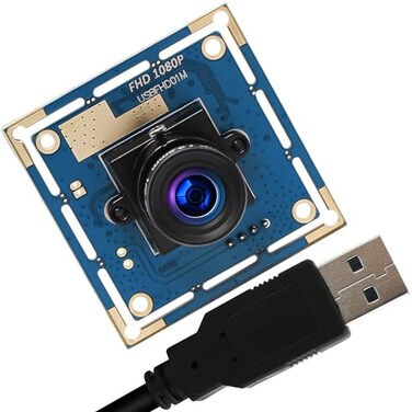 Camera USB Hotpet 2MP USB Camera Module 1080P Webcam High Speed VGA 100fps 720P 60fps Webcam with CMOS OV2710 Sensor 36mm Industrial Camera Module for PCATMRobotMachine VisionKiosk