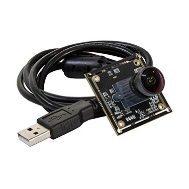 Arducam 1080P Low Light WDR Ultra Wide Angle USB Camera Module for Computer 2MP CMOS IMX291 160 Degree Fisheye Mini UVC USB20 Webcam Board with Microphone 33ft Cable for Windows Linux Mac OS