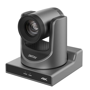SMTAV 4KP60UHD 20X Optics Zoom PTZ Camera Support AI Auto Tracking and POE with Network IP Live Streaming Simultaneous NDMi 3GSDI and USB20 Video Output for Conferences Church Teaching