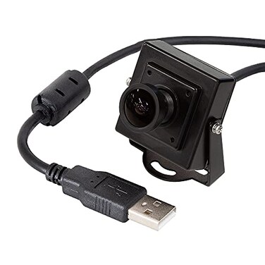 Arducam 16MP Wide Angle USB Camera with Metal Case 128 CMOS IMX298 Mini UVC USB20 4K Video Webcam with Microphone with 33ft1m Cable for Laptop