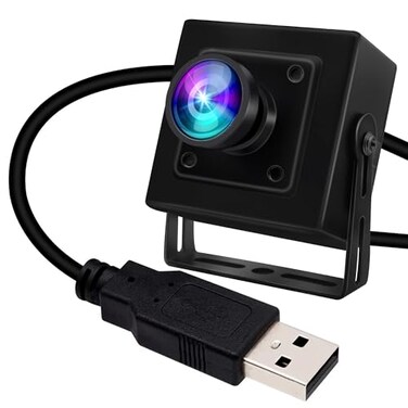 IEights 4K USB Camera with 170degree Fisheye Lens HD Video Audio Webcam High Speed Wide Angle PC Camera IMX317 USB with Camera for Computer Mini UVC USB20 Web Camera for Laptop Jetson Nano Raspberry P