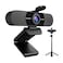 EMEET C960 Webcam with Tripod 1080P Webcam with Microphone Adjustable Height Mini Tripod C960 Web Camera with Privacy Cover Plug Play with Stand for ZoomSkypeYouTubeFaceTime