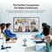 j5create 360 All Around AIPowered Conference Room Camera with Speakerphone SmartTracking AutoFraming Include a Remote Control JVU368