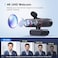 EMEET C960 4K Webcam for PC 4K UHD CMOS Sensor PDAF Auto Focus Dual Omnidirectional Mics Auto Light Correction 73 FOV PlugPlay Webcam wPrivacy Cover Works wZoomTeamsSkypeGoogle Meet