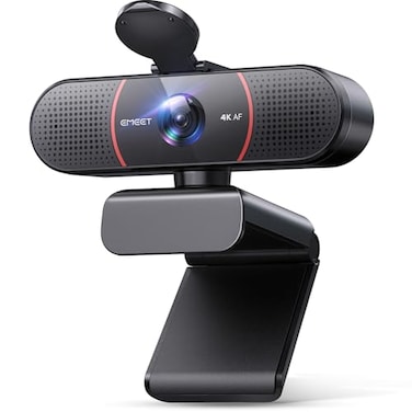 EMEET C960 4K Webcam for PC 4K UHD CMOS Sensor PDAF Auto Focus Dual Omnidirectional Mics Auto Light Correction 73 FOV PlugPlay Webcam wPrivacy Cover Works wZoomTeamsSkypeGoogle Meet