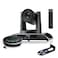 TONGVEO 12x Zoom Conference Room Video Camera System Al AutoTracking HD 1080P 60fps 12X Optical Zoom USB30 HDMI PTZ Camera 75 FOV and Bluetooth Conference Speaker with Microphones Bundle for Medium Ro