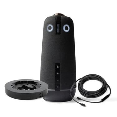 Owl Labs Meeting 4 Premium Pack 360 Degree 4K Smart Video Conference Camera Microphone and Speaker Includes Accessories