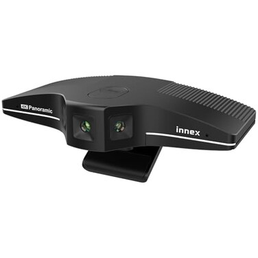 Innex C831 180 Panoramic 4K Wide Angle Webcam with Microphone AI Facial Tracking for Windows Mac Easy Setup Conference Room Camera with Flexible View Angle for Meeting Room Huddle Space