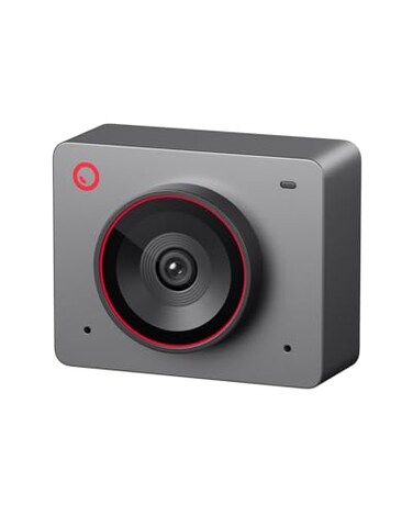OBSBOT Meet 2 Webcam 4K AI Framing Auto Tracking 12 Sensor 60FPS Auto Focus HDR Dual Mics Lightweight USB Web Camera for Streaming Zoom Meetings Gaming Space Gray