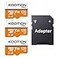 KOOTION 128GB Micro SD Card 3 Pack UHSI MicroSDXC Card for 4K Video Recording U3 A1 V30 C10 TF Flash Memory Card with Adapter