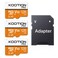 KOOTION 128GB Micro SD Card 3 Pack UHSI MicroSDXC Card for 4K Video Recording U3 A1 V30 C10 TF Flash Memory Card with Adapter