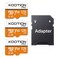 KOOTION 128GB Micro SD Card 3 Pack UHSI MicroSDXC Card for 4K Video Recording U3 A1 V30 C10 TF Flash Memory Card with Adapter