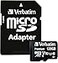 Verbatim 128GB Premium microSDXC Memory Card with Adapter UHSI V10 Class 10 Supports Full HD 1080p U1 Speed Rated Up to 90MBs Read Speed