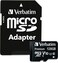 Verbatim 128GB Premium microSDXC Memory Card with Adapter UHSI V10 Class 10 Supports Full HD 1080p U1 Speed Rated Up to 90MBs Read Speed
