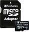 Verbatim 128GB Premium microSDXC Memory Card with Adapter UHSI V10 Class 10 Supports Full HD 1080p U1 Speed Rated Up to 90MBs Read Speed