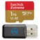 Everything But Stromboli SanDisk Micro 1TB Extreme Memory Card Works with GoPro Action Camera Hero 12 Black SDSQXAV1T00GN6MN V30 A2 UHSI U3 Class 10 Bundle with 1 MicroSDXC Card Reader