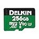 Delkin Devices Power 256GB MicroSD UHSII V90 300MBs Read 250MBs Write for 8K 4K HDR and 360 Video HighPerformance for Cameras