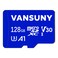 Vansuny Micro SD Card 128GB microSDXC Memory Card with SD Adapter A1 App Performance V30 4K Video Recording C10 U3 Micro SD for Phone Security Camera Dash Cam Action Camera