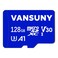 Vansuny Micro SD Card 128GB microSDXC Memory Card with SD Adapter A1 App Performance V30 4K Video Recording C10 U3 Micro SD for Phone Security Camera Dash Cam Action Camera