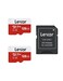 Lexar ESeries 128GB Micro SD Card 2 Pack microSDXC UHSI Flash Memory Card with Adapter 100MBs C10 U3 A1 V30 Full HD 4K UHD High Speed TF Card