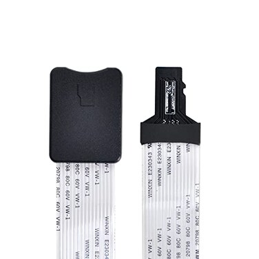 xiwai MicroSD TF Memory Card Kit Male to TF Female Extension Soft Flat FPC Cable Extender 25cm