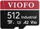 VIOFO 512GB Industrial Grade microSD Card U3 A2 V30 High Speed Memory Card with Adapter Support Ultra HD 4K Video Recording