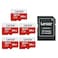 Lexar ESeries 64GB Micro SD Card 5 Pack microSDXC UHSI Flash Memory Card with Adapter 100MBs C10 U3 A1 V30 Full HD 4K UHD High Speed TF Card
