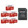 Lexar ESeries 32GB Micro SD Card 5 Pack microSDHC UHSI Flash Memory Card with Adapter 100MBs C10 U1 A1 V10 Full HD High Speed TF Card