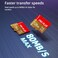 Bliksem 2 Pack TF Card 128GB with Adapter High Speed Memory Card UHSI C10 A1 Memory TF Card for TabletMobile PhoneCameraCar AudioGame Console TF162 Red Gold 128GB