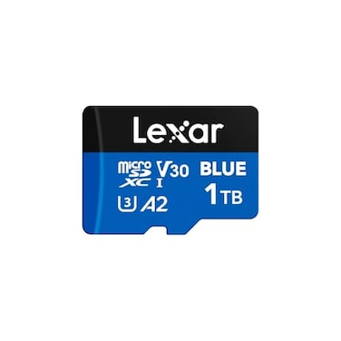 Lexar 1TB Blue Micro SD Card Up to 160MBs microSDXC UHSI Memory Card with SD Adapter C10 U3 A2 V30 Full HD 4K UHD High Speed TF Card