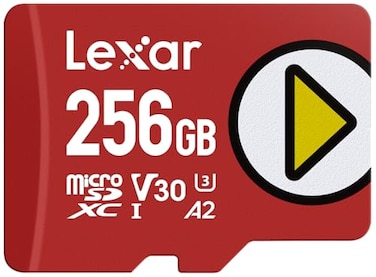Lexar 256GB PLAY micro SD Card UHSI C10 U3 V30 A2 Full HD 4K Up to 205140 MBs microSDXC Memory Card Expanded Storage for NintendoSwitch 1 Gaming Smartphones Tablets LMSPLAY256GBNSNU