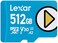Lexar 512GB Play Blue Micro SD Card UHSI C10 U3 V30 A2 4K Up to 160MBs microSDXC Memory Card Expanded Storage for NintendoSwitch 1 Gaming Devices Smartphones Tablets LMSPLBL512GBNNNU