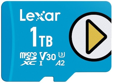 Lexar 1TB Play Blue Micro SD Card UHSI C10 U3 V30 A2 4K Up to 160MBs microSDXC Memory Card Expanded Storage for NintendoSwitch 1 Gaming Devices Smartphones Tablets LMSPLBL001TBNNNU